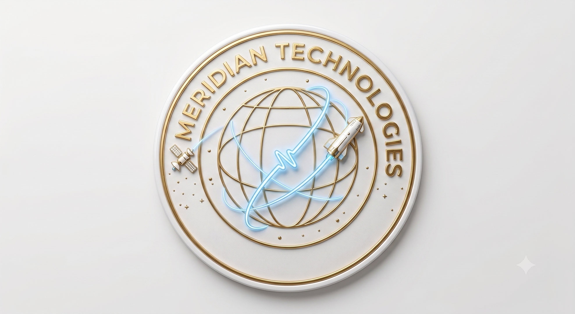 Meridian Gold White Background